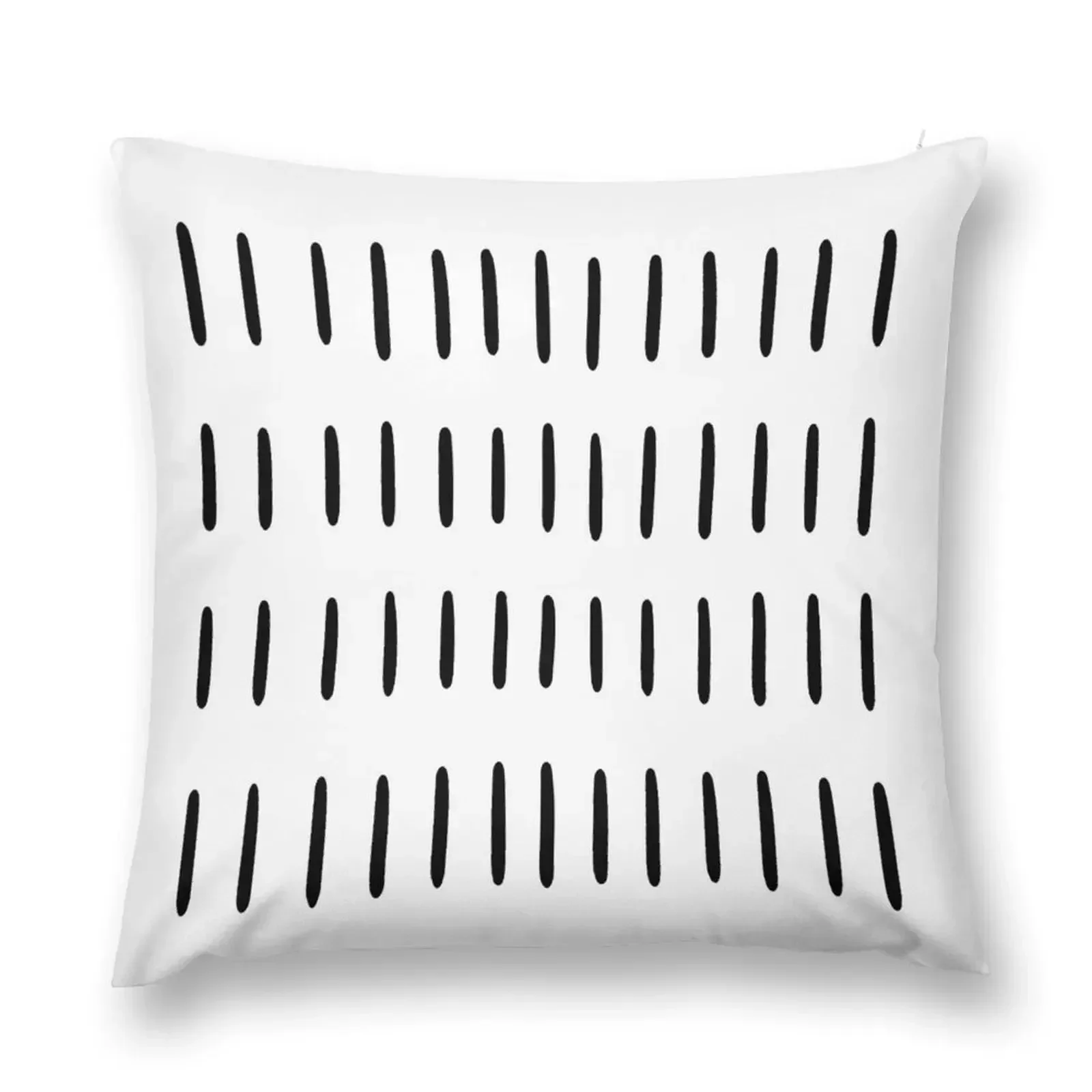 

Nordic Hand painted Scandi Lines Minimalist Black and White Skandi Scandinavian Pattern Throw Pillow Sitting Cushion pillow