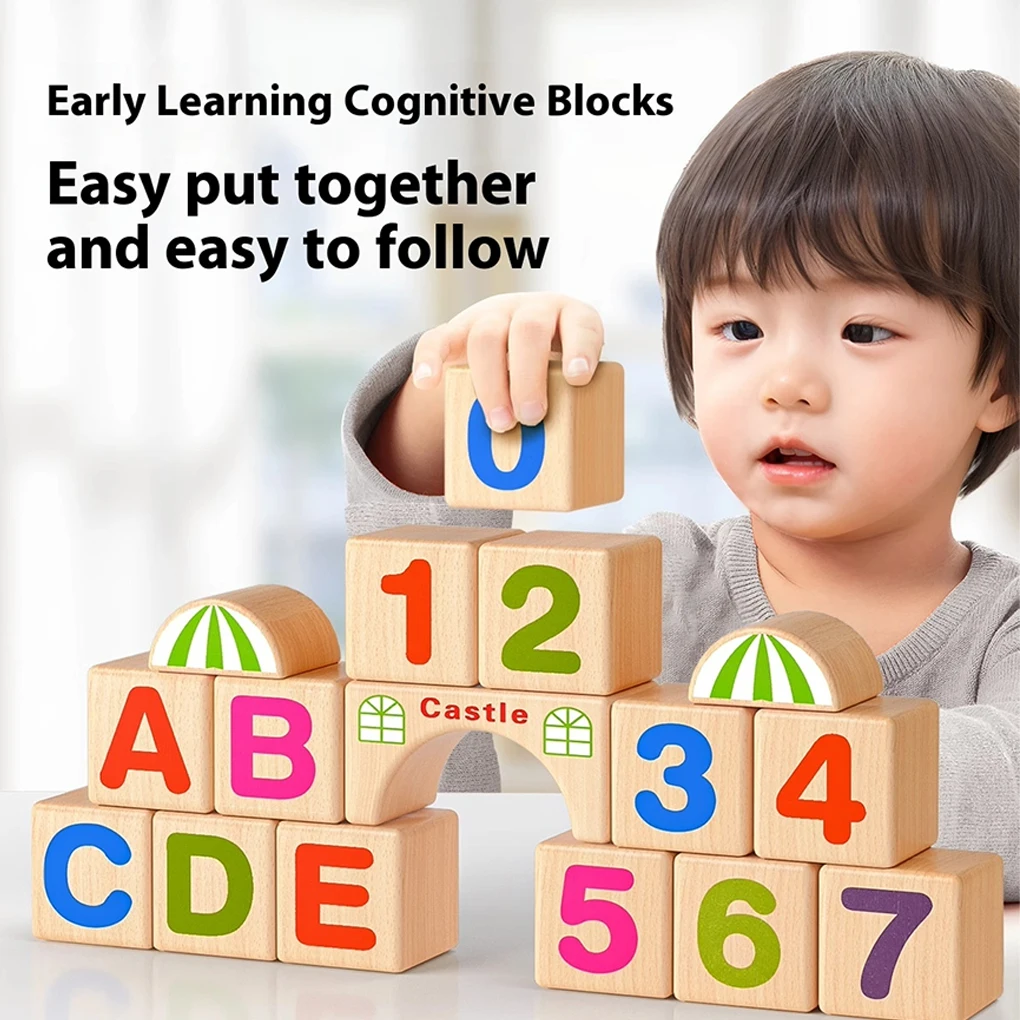 

Children’s Educational Toys for Boys And Girls Large Particle Construction Playthings nce Development Wooden Building Blos Toys