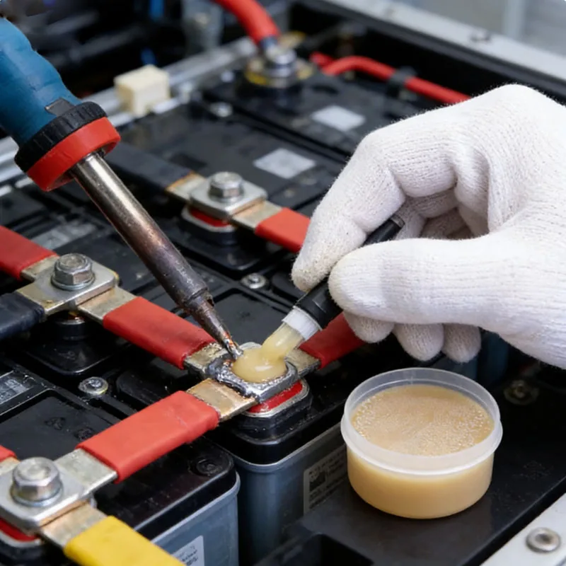 Soldering Paste Rosin Flux Paste,Halogen-Free,Low-Temperature,Easy-to-Apply - for Electronics Repair, Industrial Welding view 3