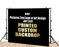 Printed Custom Vinyl Polyester Party Backdrop Photography Personalized Bannnerer Photo Background Wedding Birthday Baby Shower