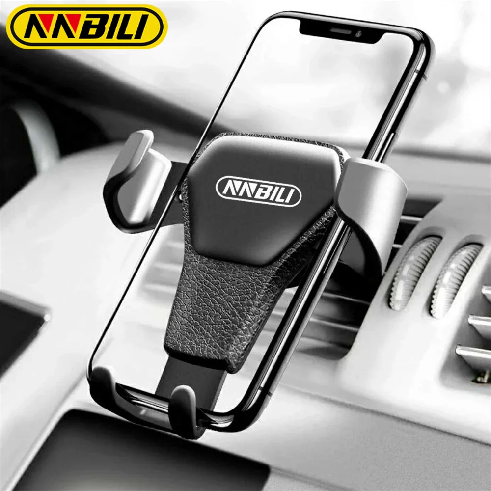 NNBILI Universal Gravity Auto Phone Holder Car Air Vent Clip Mount Mobile Phone Holder Cell Stand Support For iPhone 15 Xiaomi