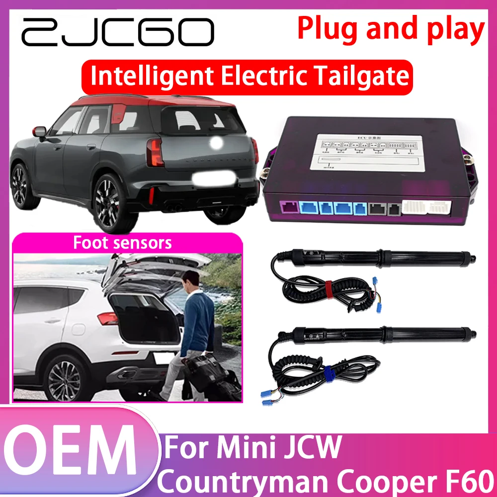 

ZJCGO Electric Tailgate Lift Drive Trunk Opening Tail Gate Lift Soft Close Car Door For Mini JCW Countryman Cooper F60 2015~2024