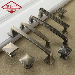 Vintage Bronze Kitchen Cabinet Storage Handles Closet Dressers Pulls Handle for Furniture Drawer Knobs Wardrobe Door Furniture