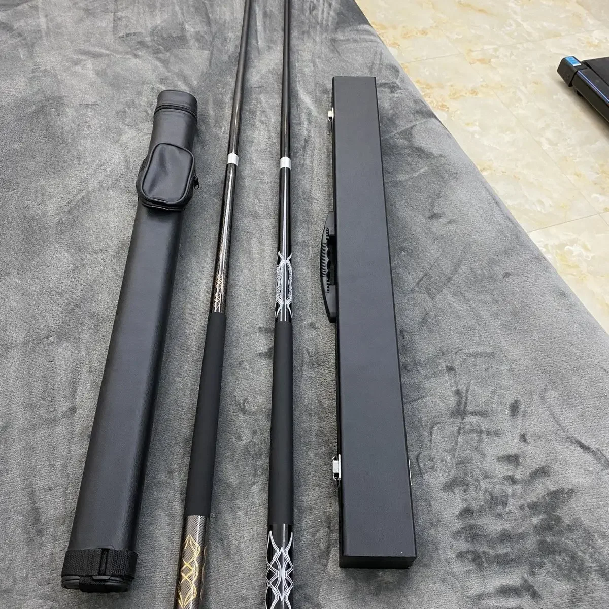 Billiard Club Carbon Black Technology Nine Billiard Club Black Eight Fancy Big Head Set Billiard