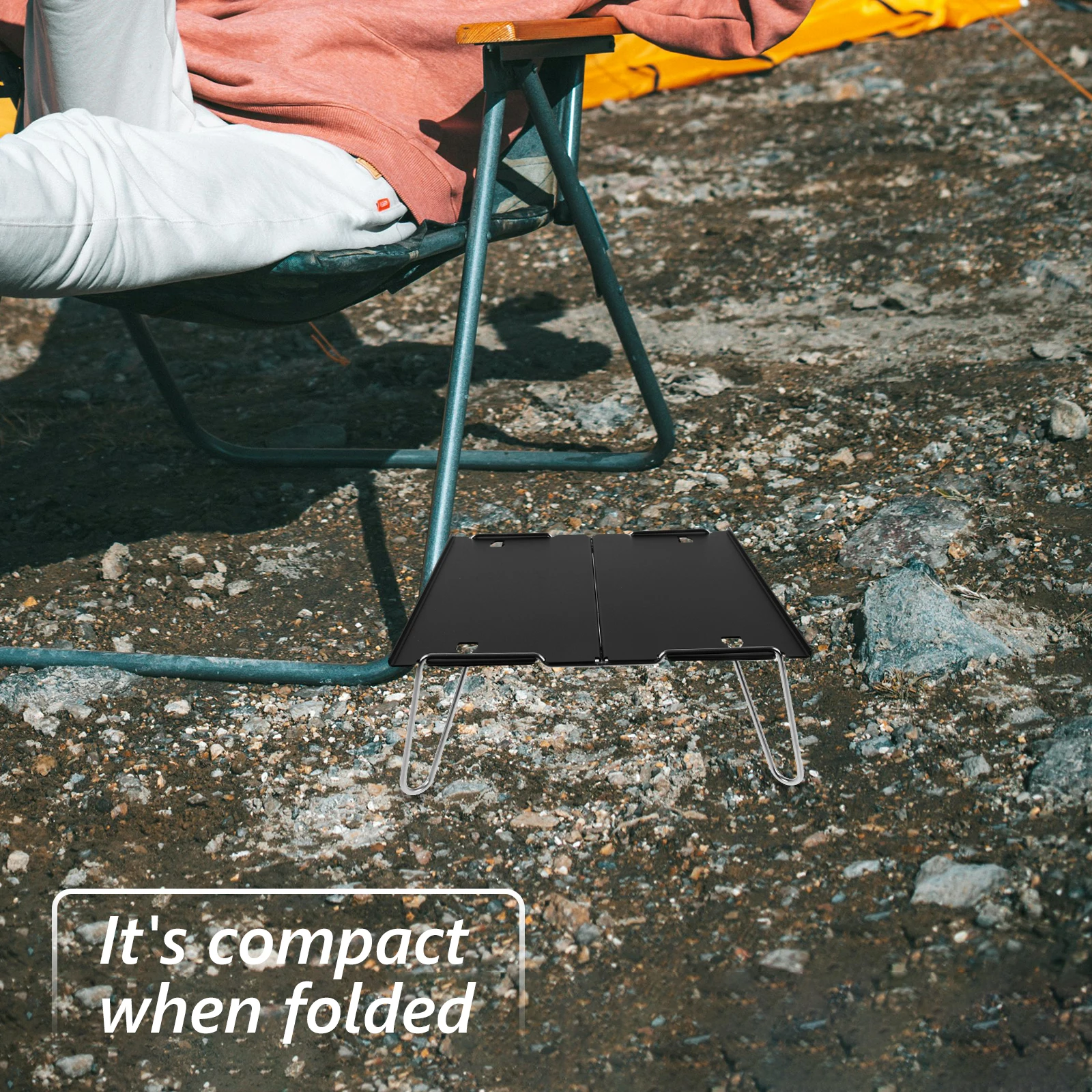 

Folding Table Aluminum Alloy Stainless Steel Legs Portable Outdoor Camping Travel Picnic Beach Foldable Desk Small Tea Table