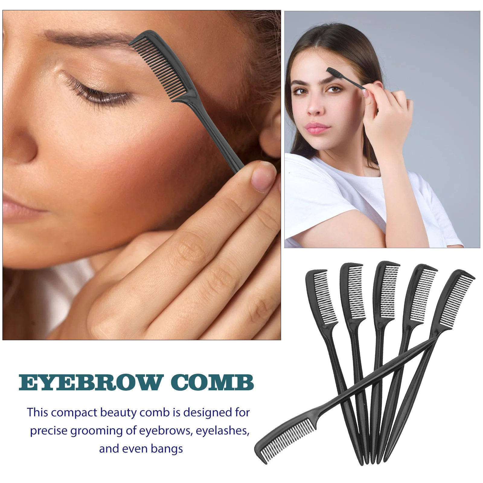 100개 미니 속눈썹 분리 빗 눈썹 브러시 속눈썹 스타일링 도구 메이크업 눈썹 정리 속눈썹 메이크업 도구