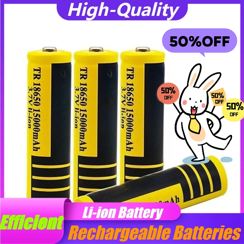 

15000mAh Large-capacity 18650 Dedicated To High-power Flashlights Lithium Battery