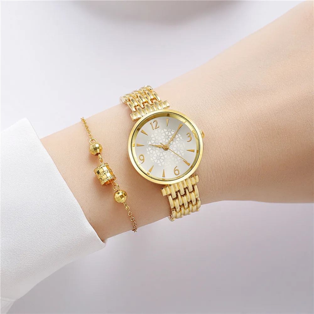 fashion simple women steel quartz dress watch