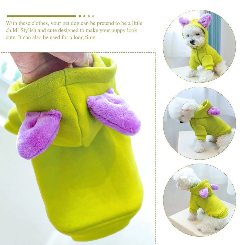 

Dog Hoodie Cute Puppy Clothes Warm Winter Coat Festival Cosplay Pet Outfit Adorable Sweater Dog Clothes Puppy Hoodie