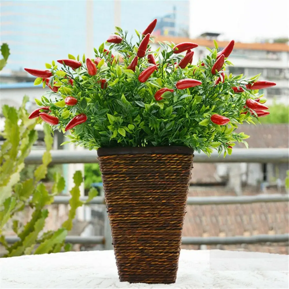 

Festive Party Home Plants Plastic Artificial Pepper Simulation Chili Fake Vegetables Decoration