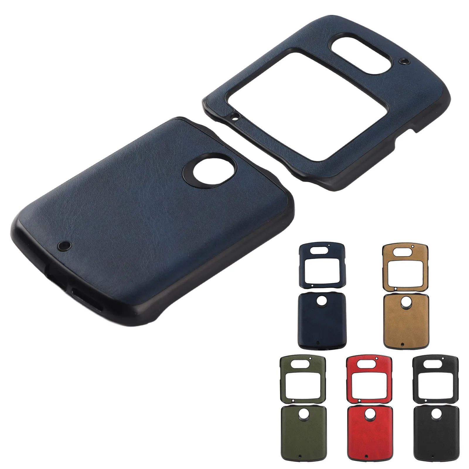 

Защитный чехол для мобильного телефона, противоударный кожаный чехол-накладка для Razr 5G 2020, кожаные чехлы для мобильных телефонов