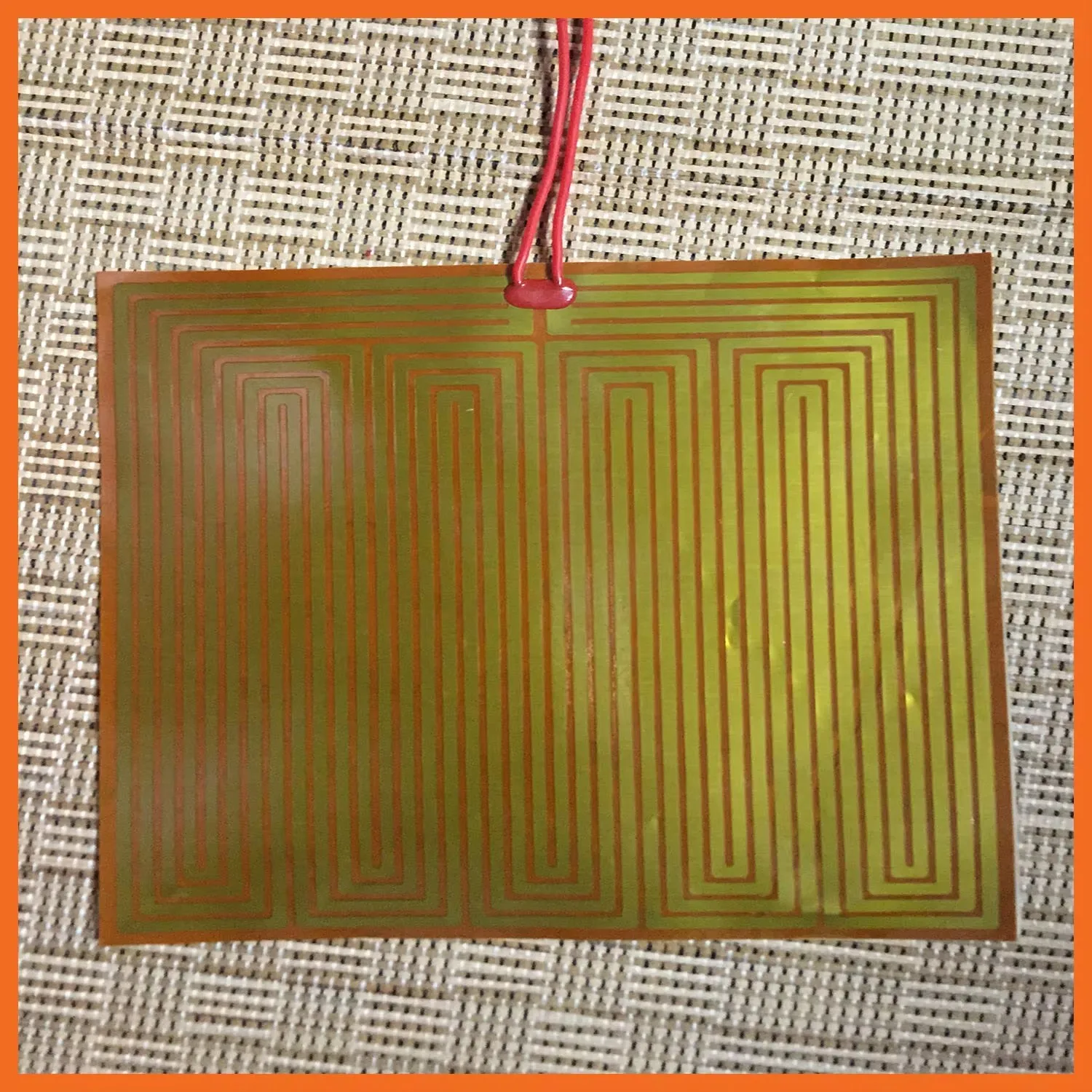 

40mmx40mm 6V 14W Polyimide Heater PI Heating Film Plate Electric Heated Panel Pad Mat Electrotherma Flexible Adhesive Foil