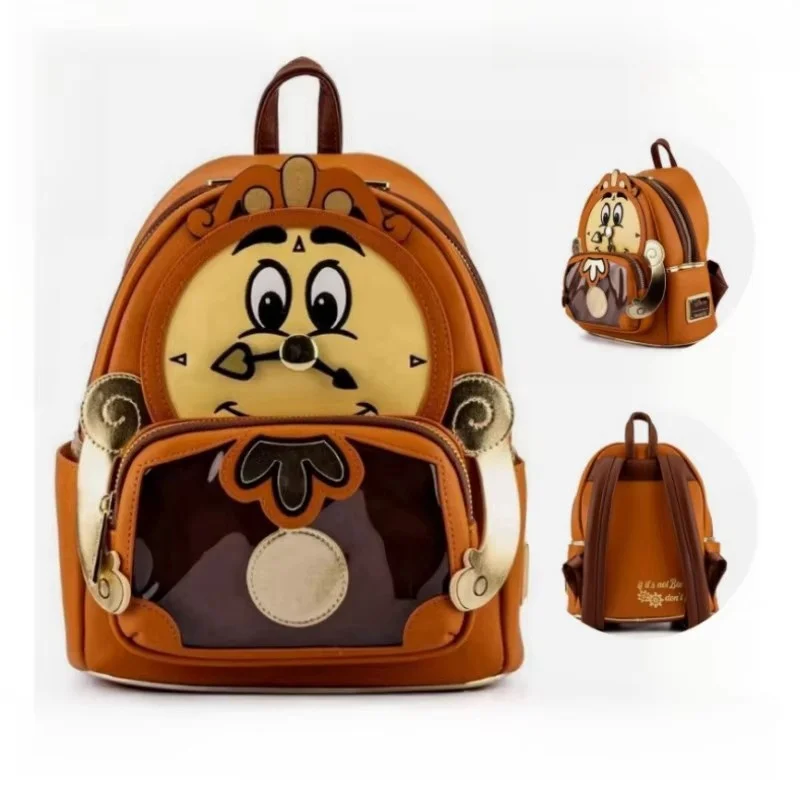 New  Loungefly Lacc Beauty And Beast Bag Cartoon Cute Children'S Backpack Girl Mini Leisure Backpack Xmas Gift