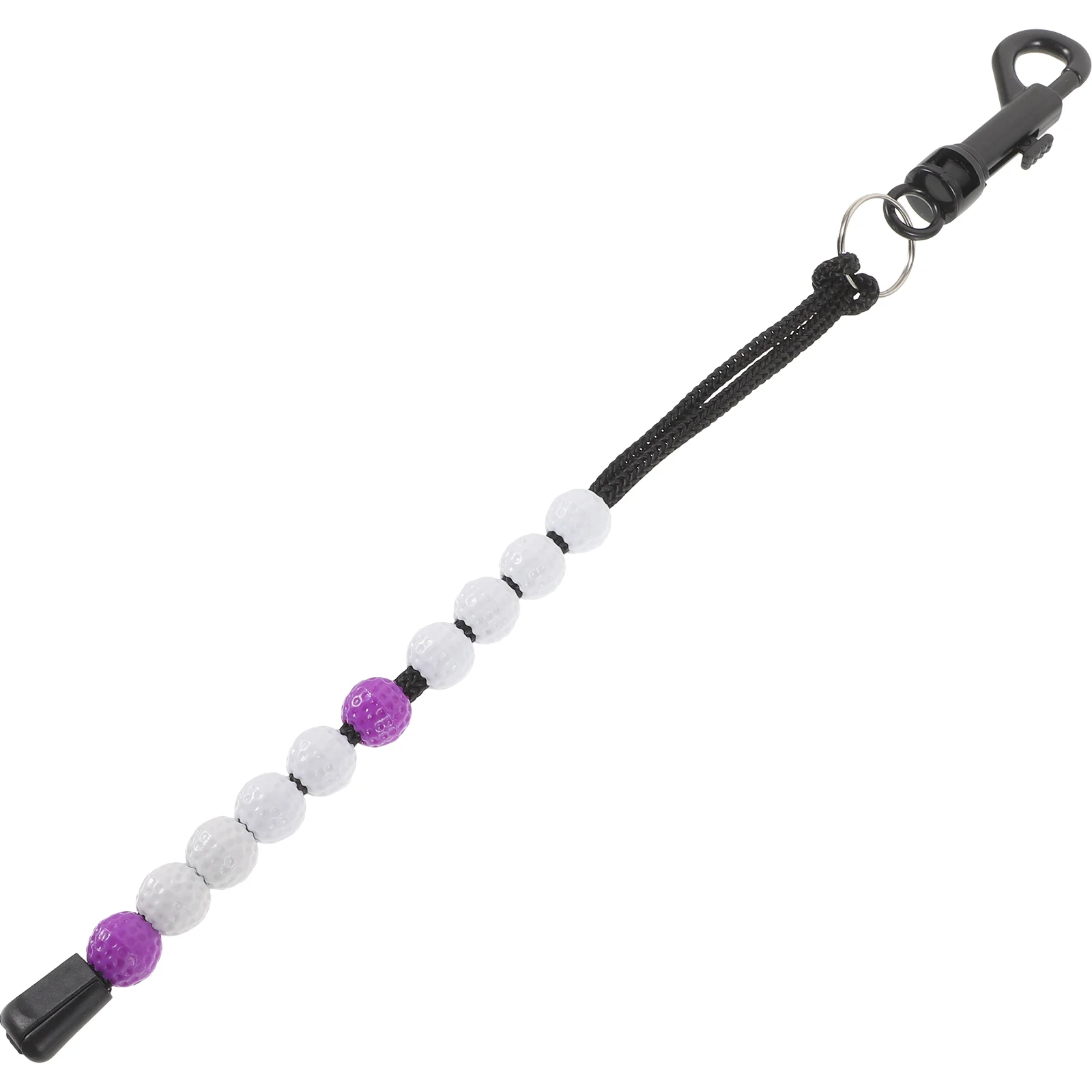 

Golf Score Counter Accessories Scorer Bead Wrist Serial White Purple Balls Golfs Scoring Keeper Nylon