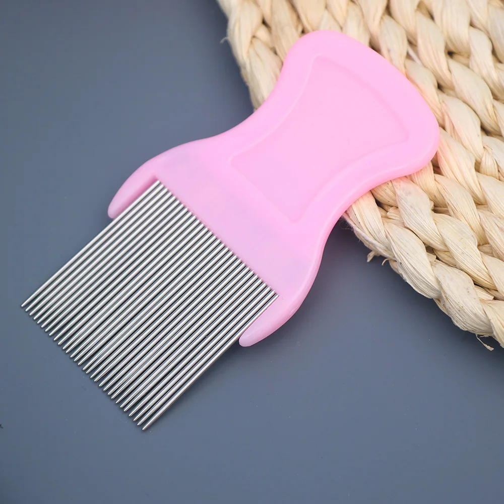 Stainless Steel Kids Hair Terminator Lice Comb Nit Free Rid Headlice Super Density Teeth Remove Nits Comb Hair Tool Dropshiping