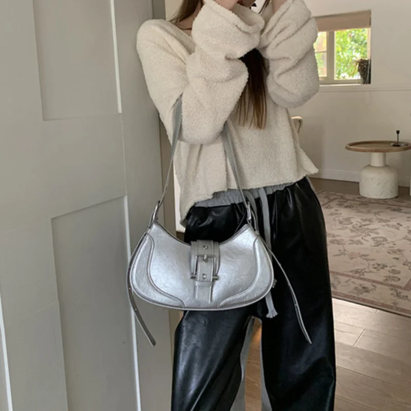 Korean Instagram Blogger's Same For Women's Summer 2023 New Spicy Girl Underarm Bag, Niche One Shoulder Crossbody Bag