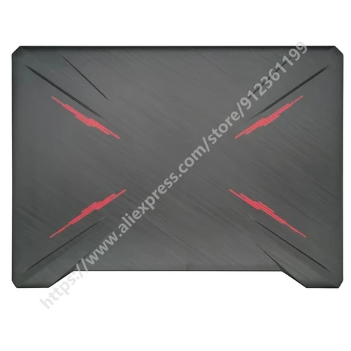 Imagen 2 del producto Cubierta de repuesto para ASUS TUF Gaming FX86 FX505 FX86F/S FX95 FX505G, cubierta trasera LCD para portátil, marco de bisel frontal, bisagras para teclado