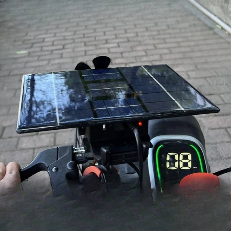 

Electric vehicle solar battery life extender two or three wheels wind turbine power generation charger fully automatic charging