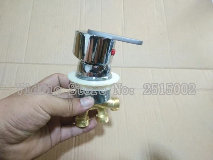 2 inlet 1 outlet bathroom brass conversion water separator, Massage bathtub faucet accessories for cold and hot water switch