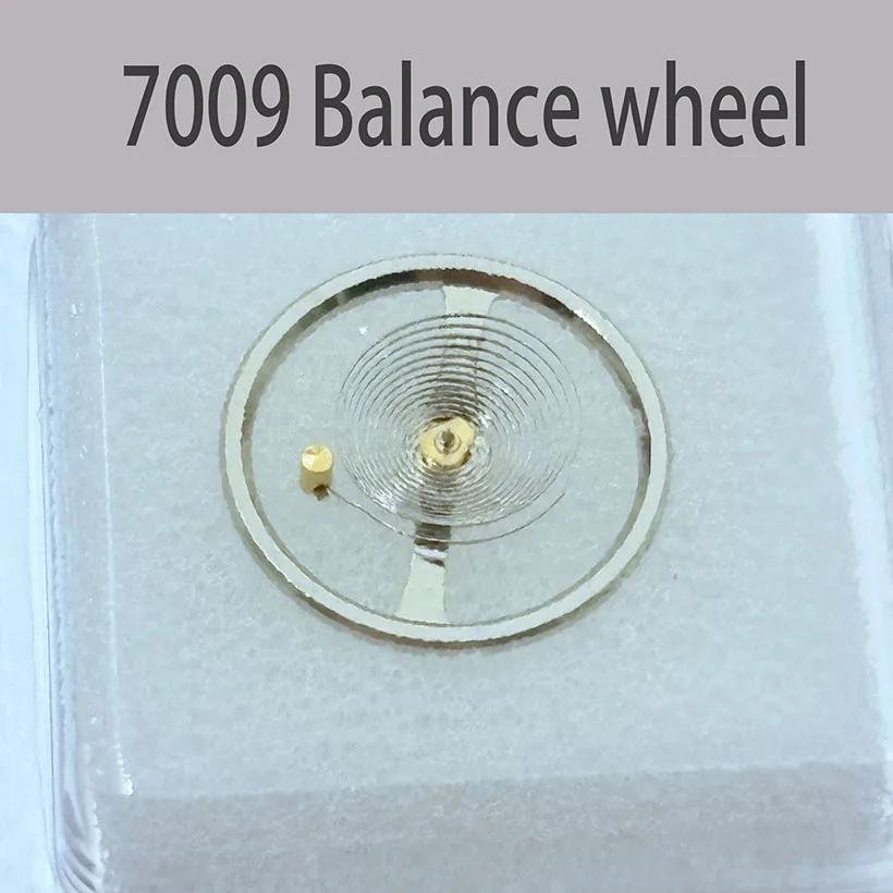 Accessoires de montre Mouvement de précision Roue d'équilibre 7009A fabriquée en Chine Roue d'équilibre 7009 Full Swing (y compris le ressort à cheveux)