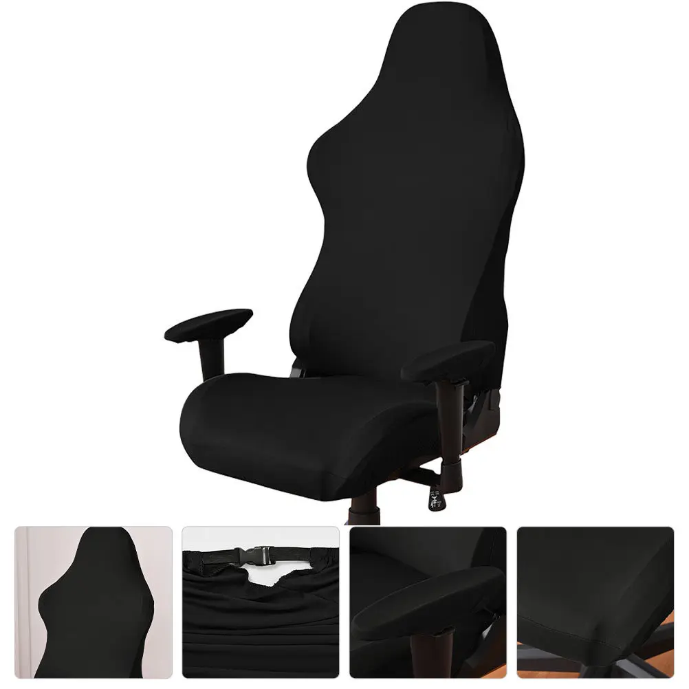 1Set Esports Chair Cover Stretch Elastic Soft Protector for Computer Gaming Chair Seat Armrest Slipcover Stretchable Protector