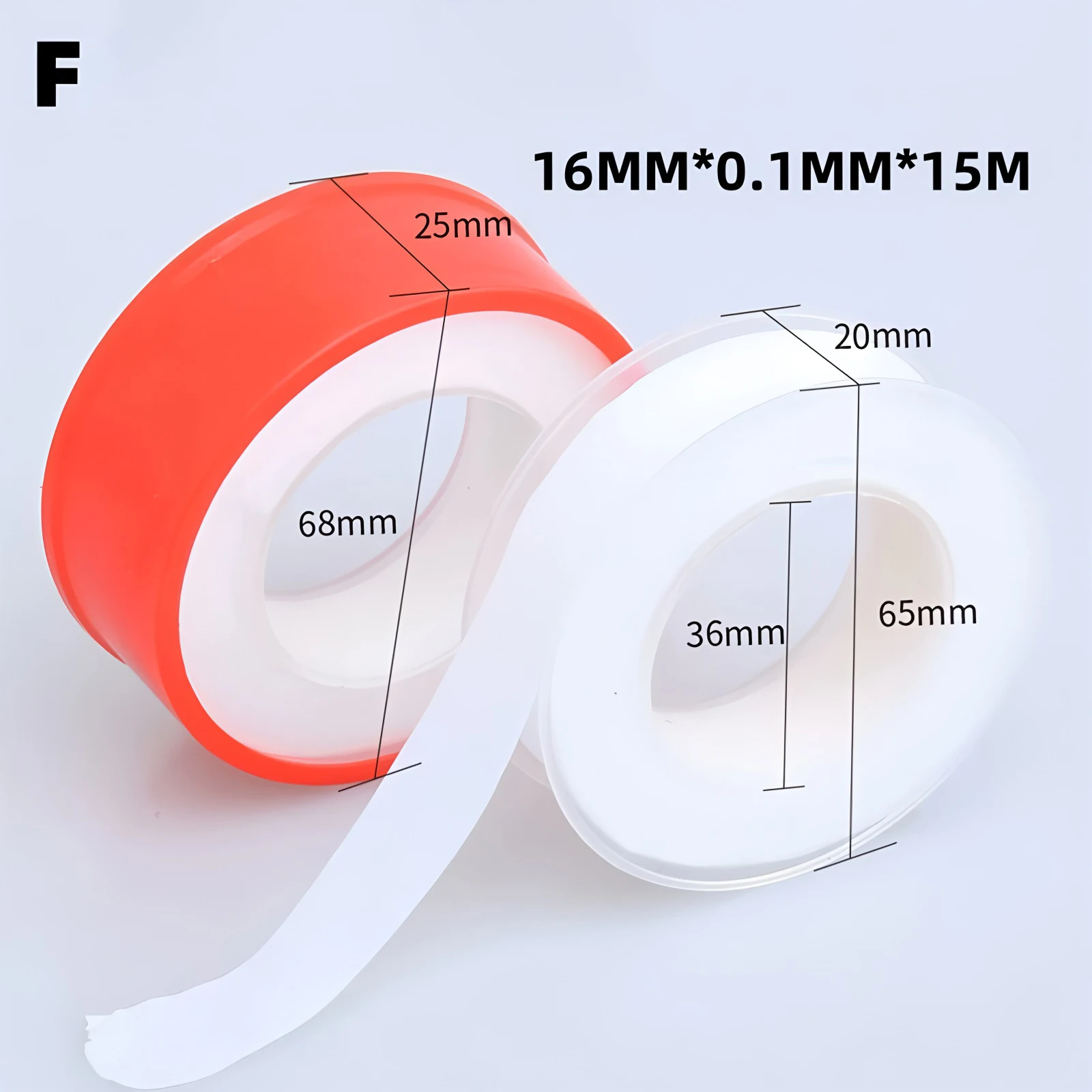 Teflons-Klebeband, PTFE, wasserdichtes Klempnerband, Rohrabdichtung, Sanitär-Gewindeband, Wasserdichtungsdichtung für Zubehör für Dusche, Klempner