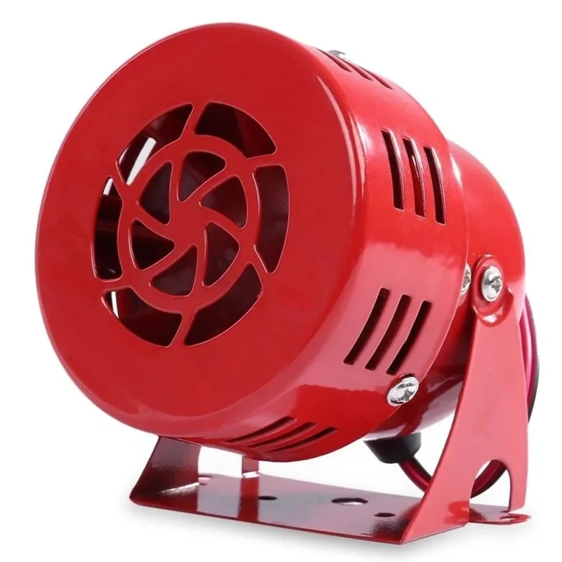 

AC 220V Red Metal Air Alarm Siren With Motor Drive