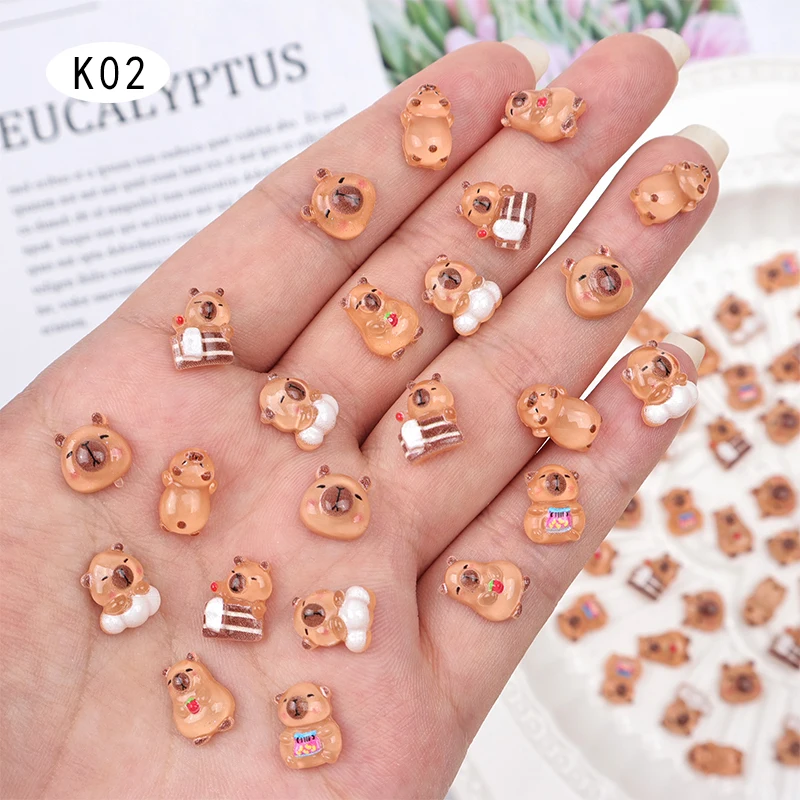 

(K01-K48) мультяшная серия, коллекция Flatback, милый дизайн ногтей, аксессуары «сделай сам», стразы для ногтей, домашнее ношение ногтей