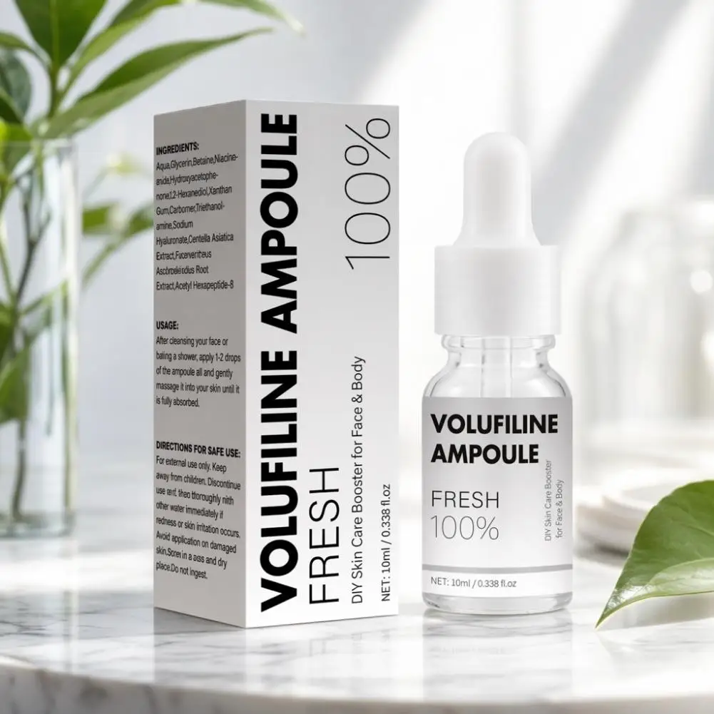 Volufiline Hydrating Ampoule Serum 10ml Moisturizing Firming Skin Care Softening Refreshing Increase Elasticity Facial Essence