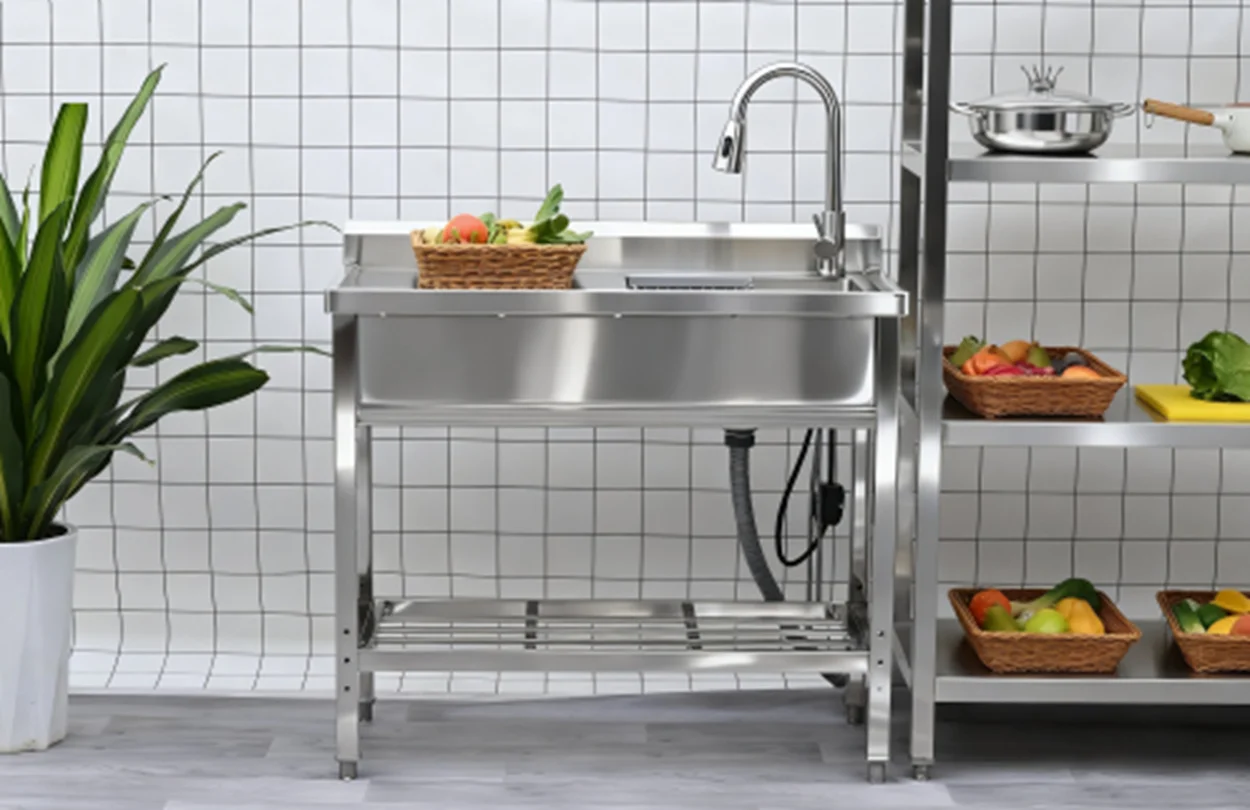 

Универсальная раковина из нержавеющей стали со смесителем, отдельно стоящая раковина, коммерческая раковина из нержавеющей стали, в наличии, бесплатная доставка