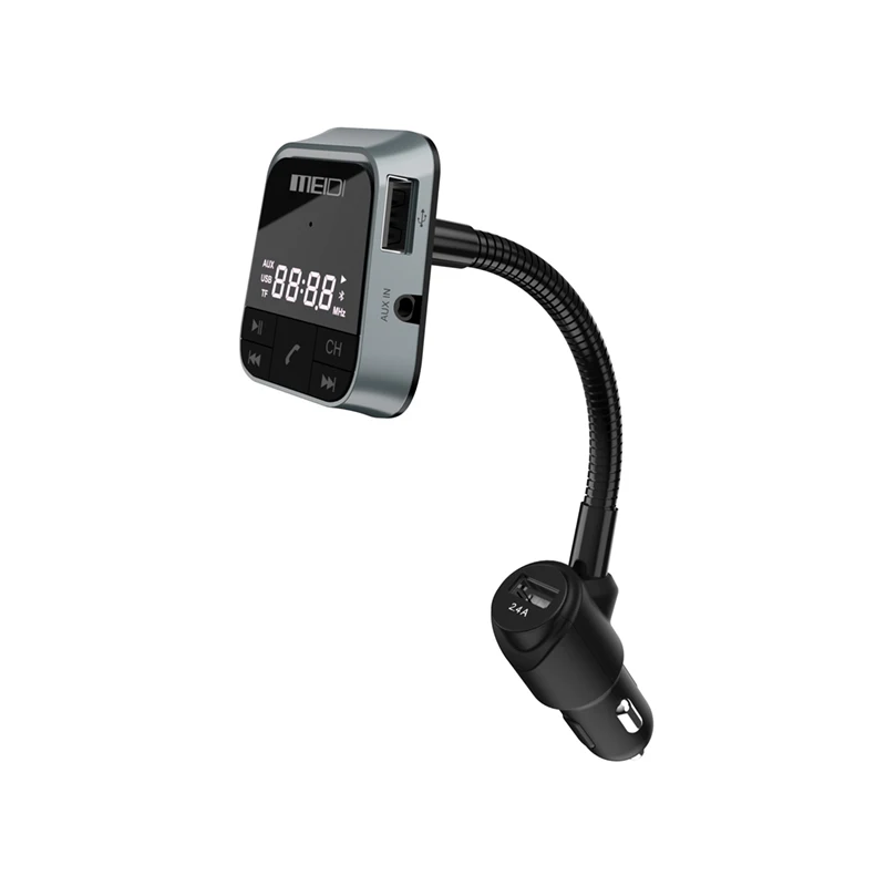 

Dual USB Car Charger Bluetooth 5.0 Hands-free MP3 Player Bluetooth FM Transmitter for Car Original