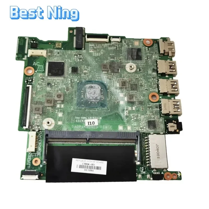 For HP STREAM 14-CB Motherboard L16634-601 DA0P9KMB6C1 Mainboard CPU N4000 DDR4 32G EMMC 100% Tested Ok