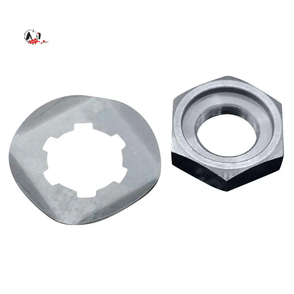 A10E-For Yamaha Banshee YFZ350 YZF600R FZS 600 Front Sprocket Nut Lock Washer 90179-18020-00/90215-21239-00