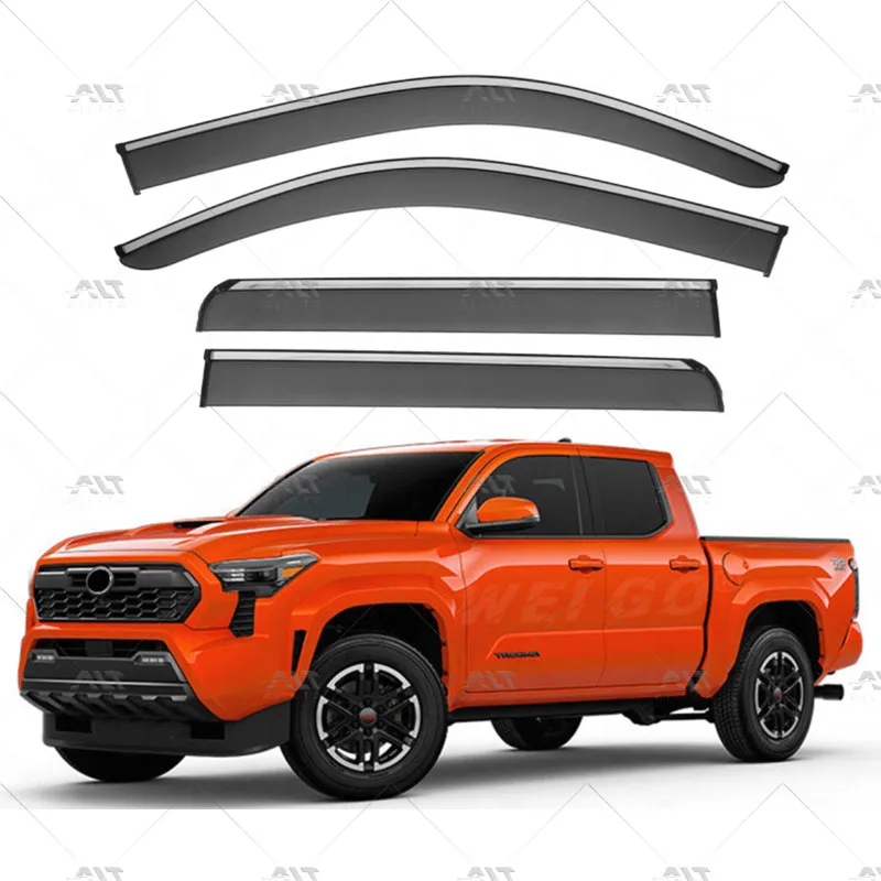 

Оконные козырьки премиум-класса, защита от дождя, дефлекторы боковых окон, устойчивые к ультрафиолетовому излучению, солнцезащитные козырьки для Toyota Tacoma, аксессуары