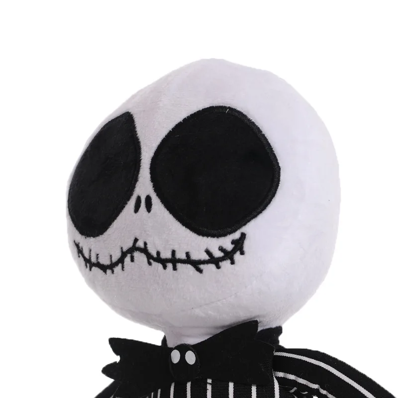 Muñeco de la película pesadilla antes de Navidad para niños, juguete de calavera de Jack, almohada suave, regalos de cumpleaños, Colección, 40cm