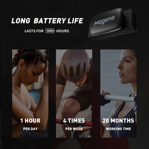 Imagen 2 del producto Magene S3 + Sensor de cadencia de velocidad H64 Monitor de ritmo cardíaco ANT + BT Compatible velocímetro Sensor Dual para Garmin iGPSPORT XOSS CC600