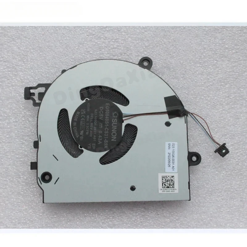 

New Original Laptop CPU Cooling Fan For Dell Latitude 13 5330 0090TD EG50040S1-CS31-S9A DC5V 0.43A 023.100Q6.0031 A01 Min.3.3cfm