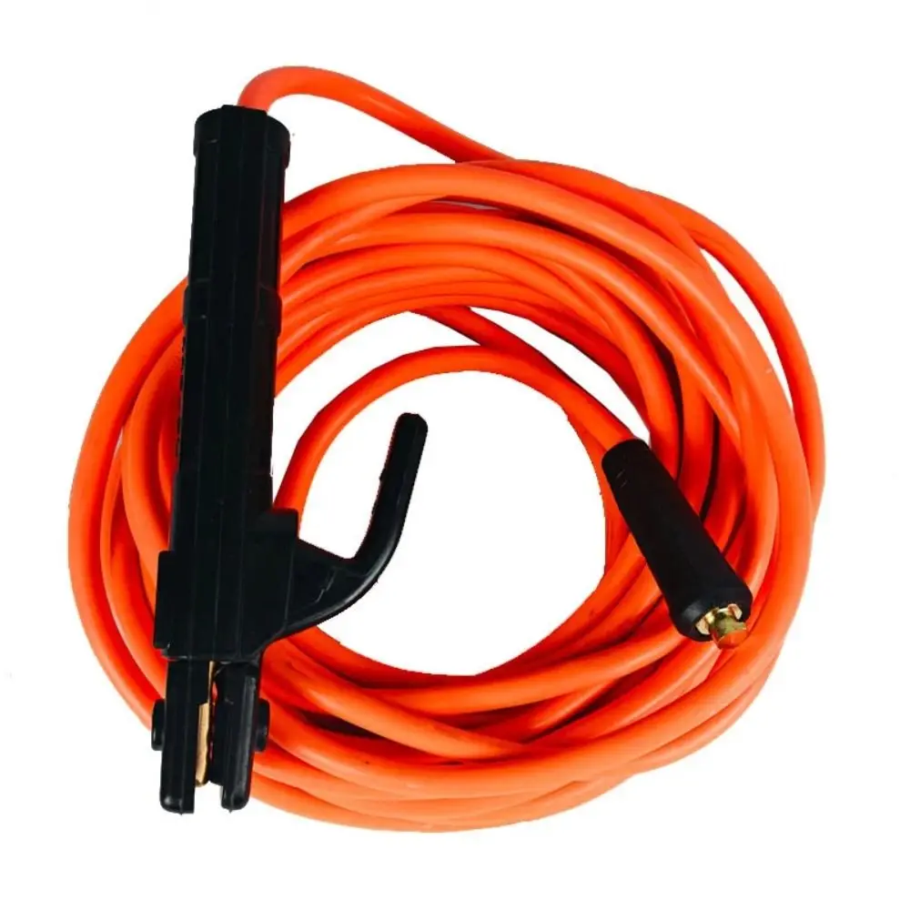 3/7/10m Welding Wire Cable 300A Heavy Duty Welding Cable High Capacity Wear Resistant Electrode Holder