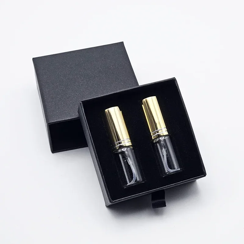 24PCS/lot perfume packaging gift box paper drawer boxes for perfumes 5ml Scale empty perfume bottle perfume sample gift set