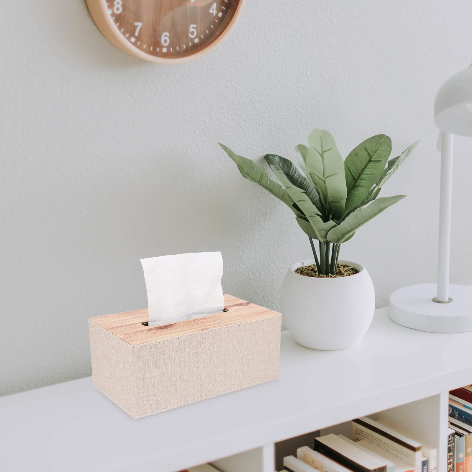 

Tissue Box Cover Simple Design For Home Office Hotel Car Pu Napkin Storage Holder Desktop Tissue Box