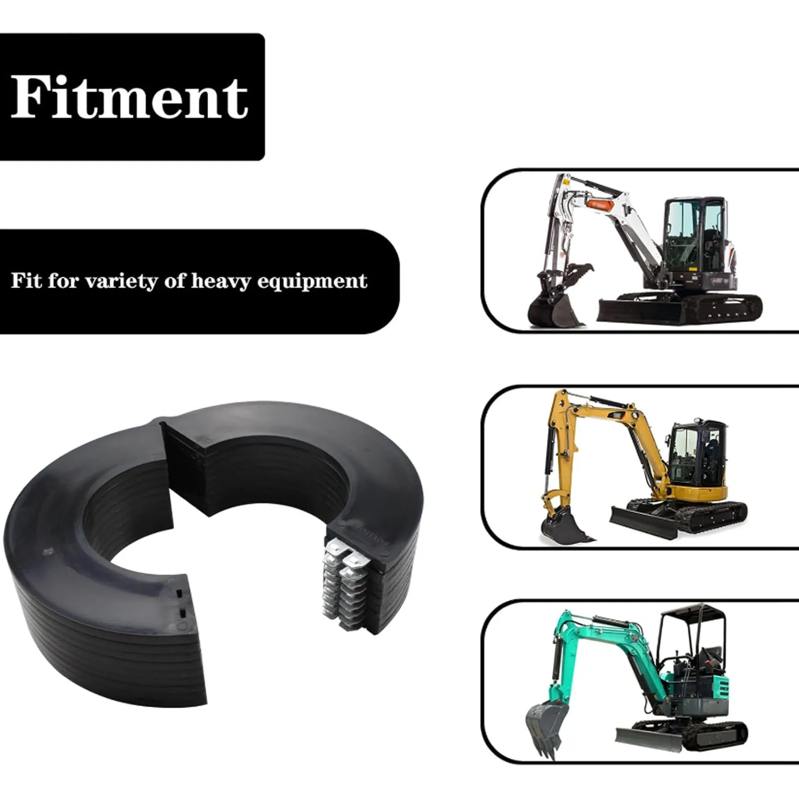 

80mm Excavator Bucket Pin Shim Kit Increase Greasing Friction Plastic Replacement Wobbling for Bobcat 337 341 435 X335 X337 X341