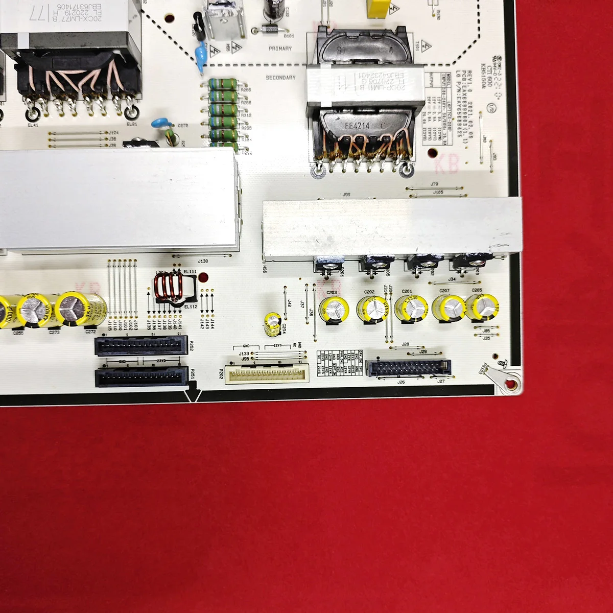 Тестовая работа OLED77C1PCB плата питания ЕАХ 68999803 EAY65689425 LGP77CX-200P