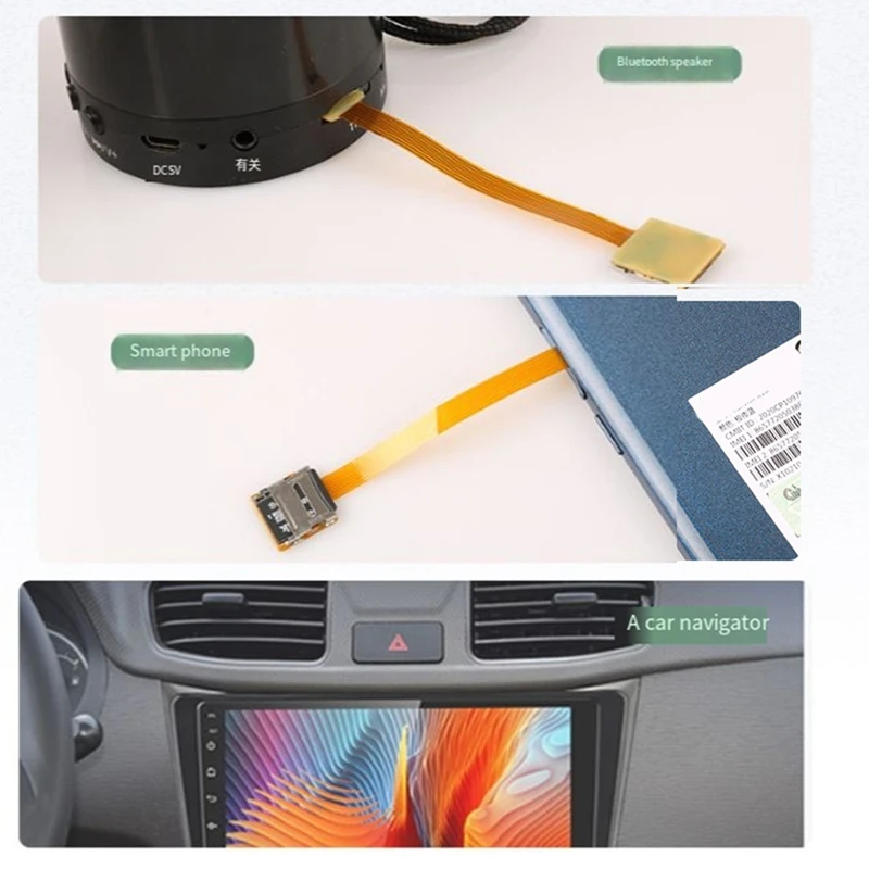 

Мягкая лента, плоская карта Micro-SD/TF, удлинитель кабеля FPC, 9,4 смJAS
