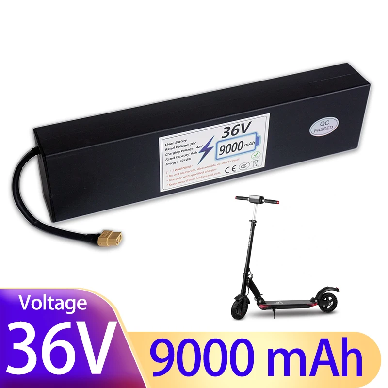 بطارية بديلة عالية السعة 36 فولت 9 أمبير في الساعة لسكوتر Kugoo S1 S2 S3 Pro & Kirin S8 Pro الإلكتروني، سكوتر دراجة معدل بالطاقة 500 وات