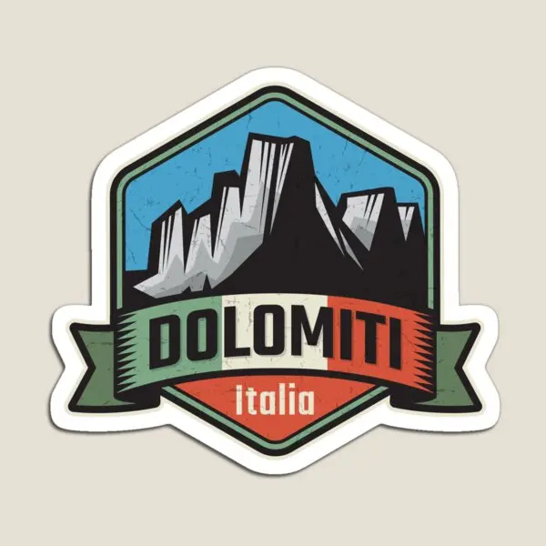 Dolomites Mountains Dolomiti  Magnet  Refrigerator Magnetic Home Toy Cute Children Baby Holder Kids Decor Stickers Colorful