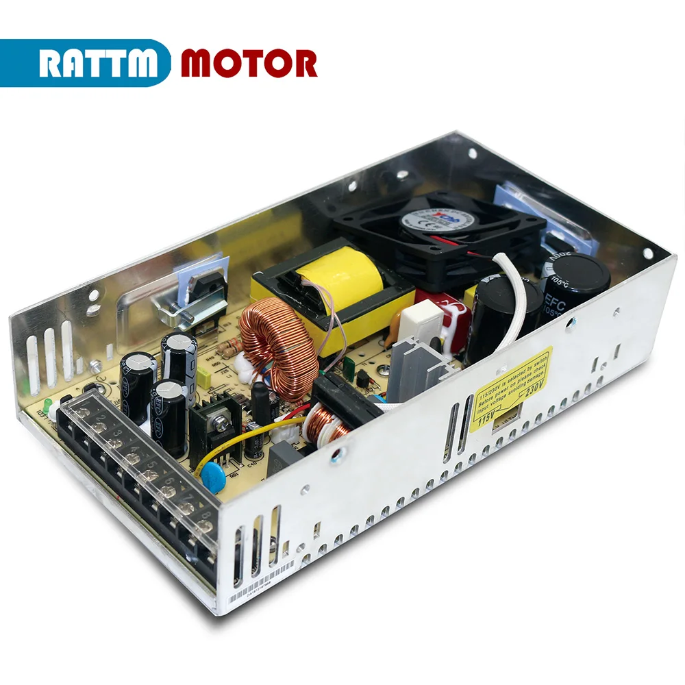 RATTM 400W Switch DC Power Supply 24V/48V/60V/70V Single Output for CNC Router Foaming Mill Cut Laser Engraver Plasma