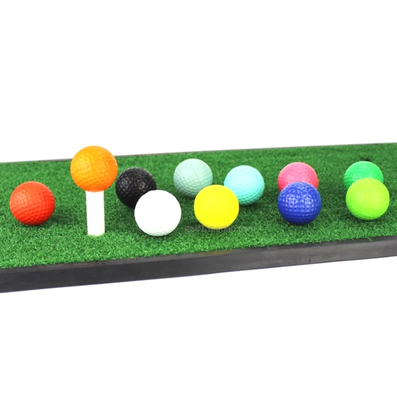 42mm Mixed Color Pu Foam Golf Ball Solid Sponge Soft Balls Indoor Outdoor Practice Training Ball Toy Golf Supplies