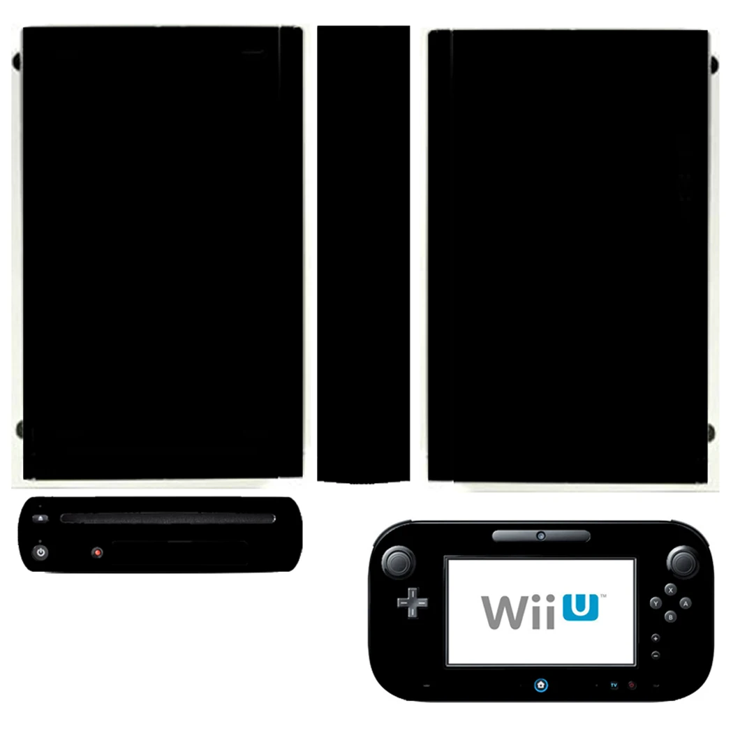 10 Pure Clean Solid Colours Vinyl Skin Sticker Protector Nintendo Wii U and Gamepad skins Stickers