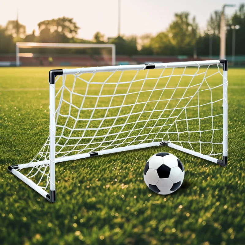 1/2Pcs Indoor Mini Folding Soccer Goal Net Kids Boys Sport Toys Football Post Frame Set Children Indoor Outdoor Team Games Toys