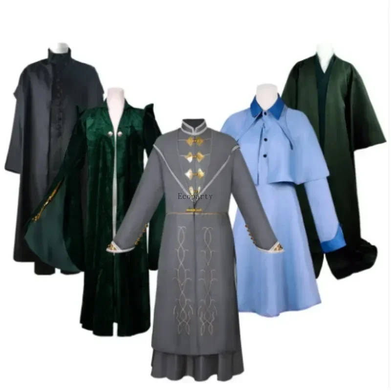 Cosplay Voldemort vestido largo Albus Dumbledore Snape profesora McGonagall Furong disfraz Halloween escuela Cosplay disfraces